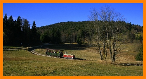 Jeseň na Oravskej lesnej železnici