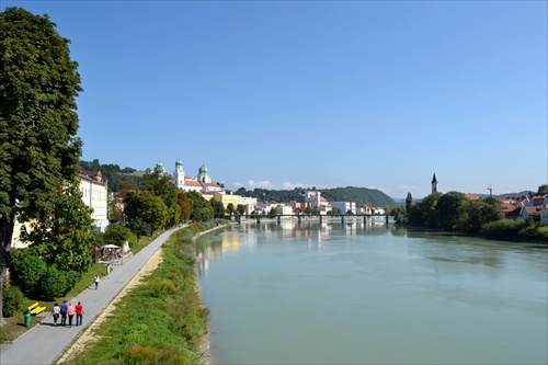 Nábrežie pri Inne v Passau