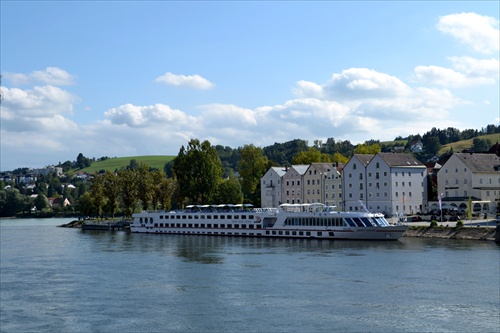 Výletné lode na Dunaji v Passau