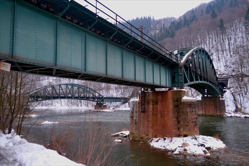 Železničné mosty pri Strečne