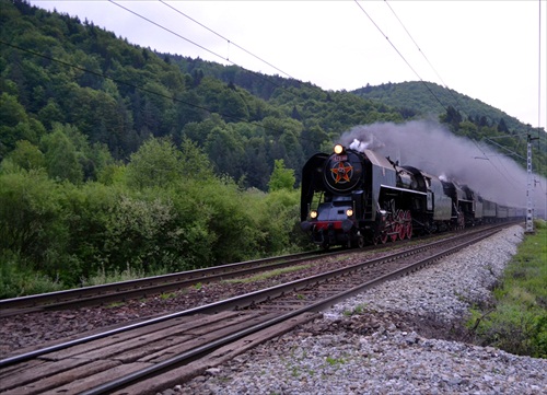 Nostalgický vlak pri Stankovanoch