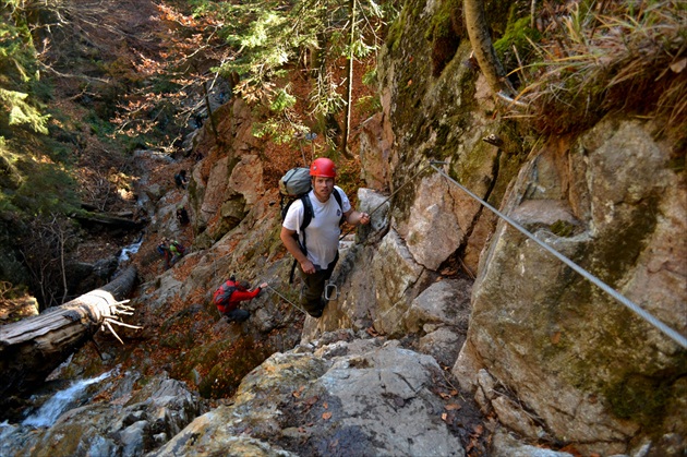Na via ferrate na Martinkách