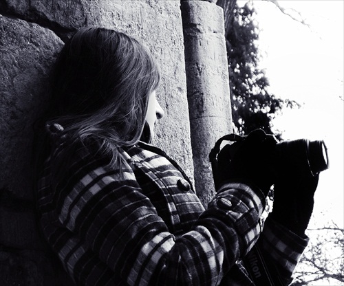 mladá fotografka