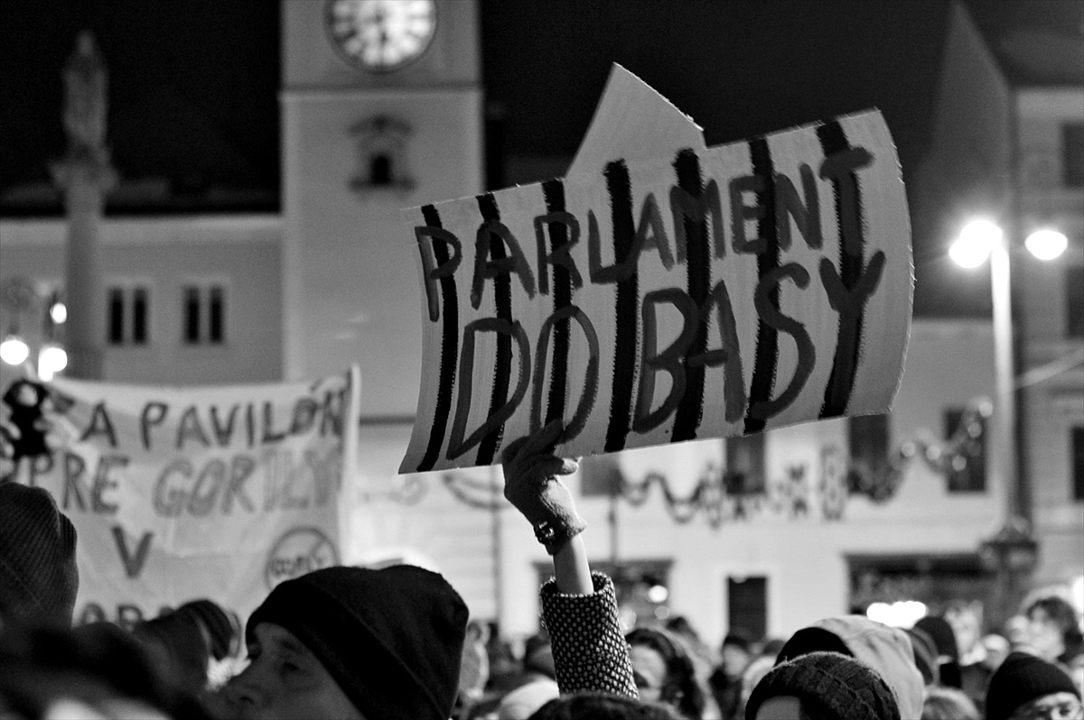 Protest GORILA Banská Bystrica