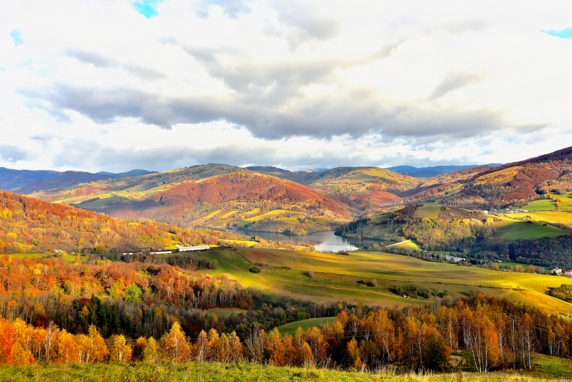 Jeseň na Klenovských vrchoch