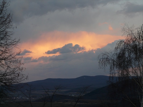 Oblaky nad Zemplínskymi vrchmi