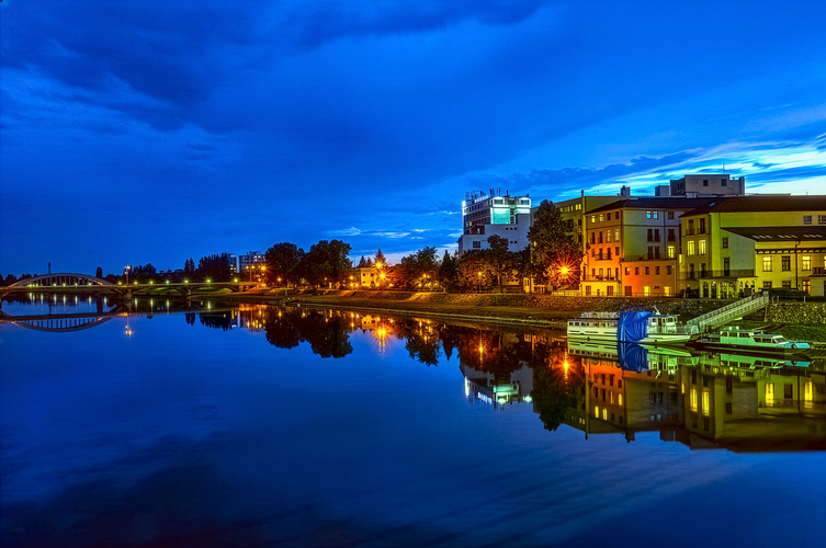 Panoréma podvečerných Piešťan