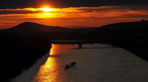 Danube sunset