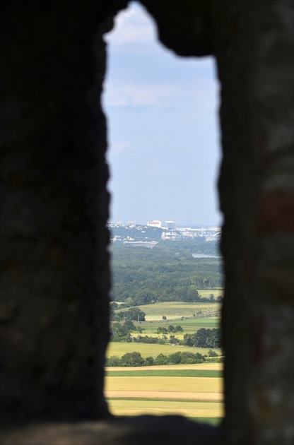 Pohľad z hradu Hainburg