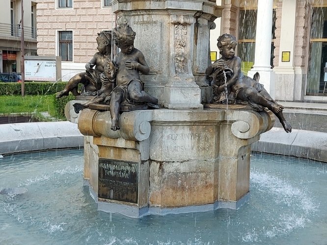 Detail fontány