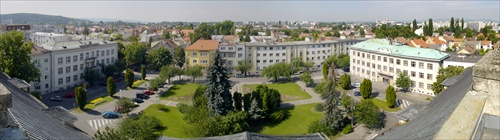 panoramatický pohľad na časť Piešťan