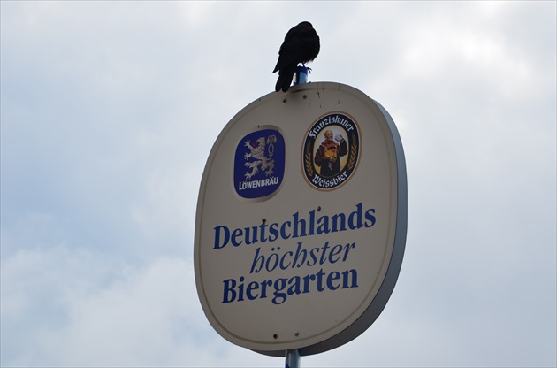 Prelozene-V Nemecku najvyssie umiestnema pivna zahrada.