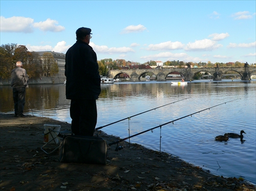 Rybári na Vltave