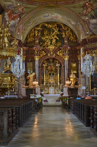 Kostolik v Maria Taferl