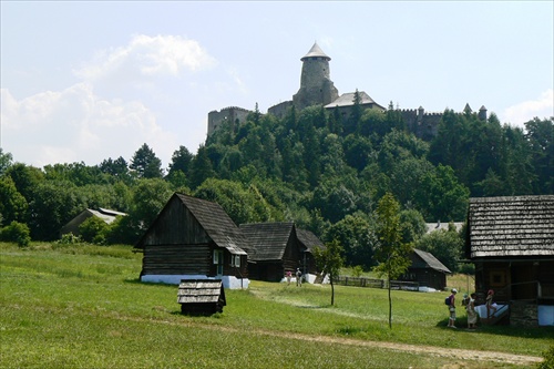 hrad a skanzem Stara Lubovna