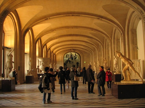 inside the louvre