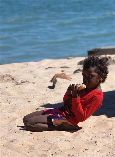 Little Aboriginal girl II...