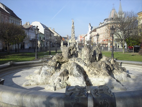 Fontana na namesti v Kosiciach