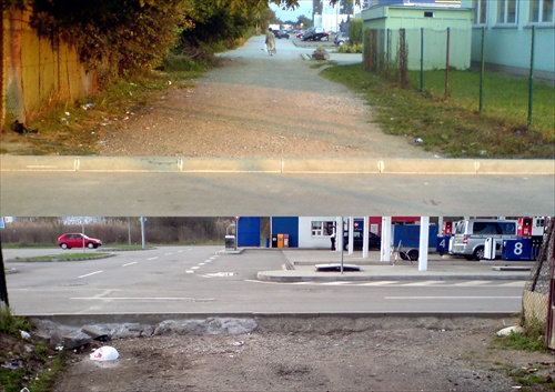 Ulica Lubina v košickej MČ Nad jazerom.Ani sem, ani tam...