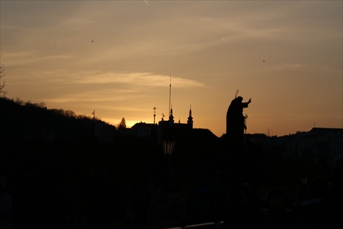 Praha pri západe slniečka :)