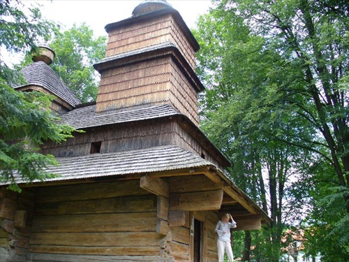 drevený kostolík