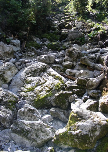 kamenný potok v Monkovej doline