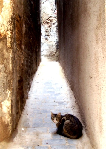 marocká ulička...