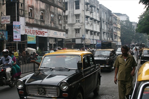 ulice v Bombai