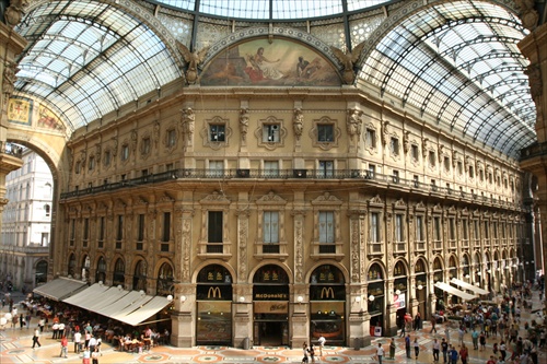 Miláno Galleria Vittorio Emanuele II