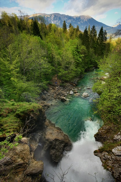Nad vodopádom Šum (Slovinsko)