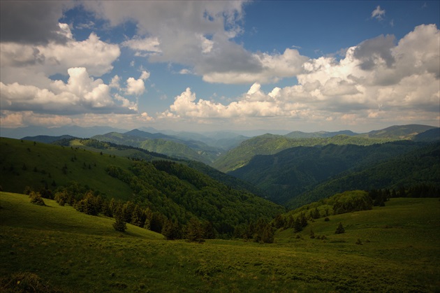 Ľubochnianska dolina z Ploskej