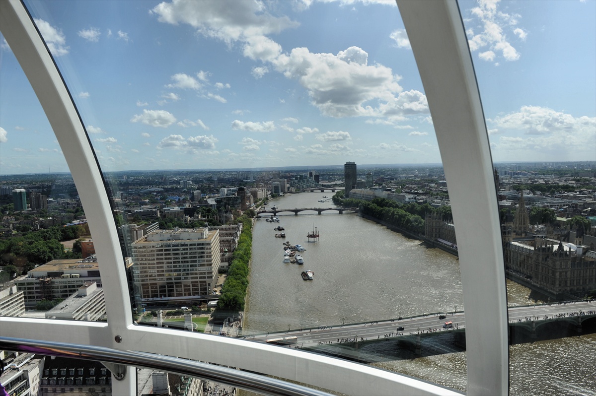 Zo samého vrchu London Eye