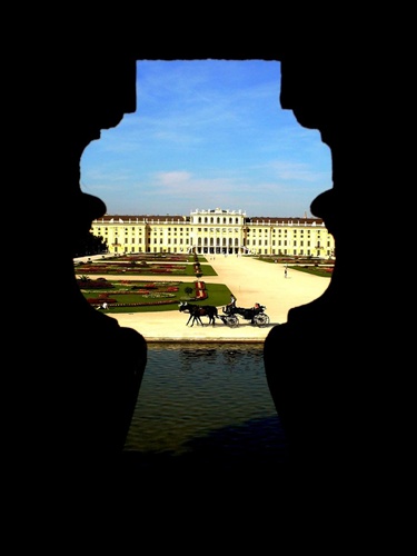 Pohľad na Schonbrunn