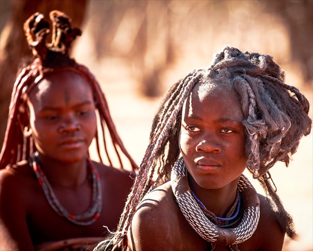 Ženy z kmeňa Himba Namíbia Afrika