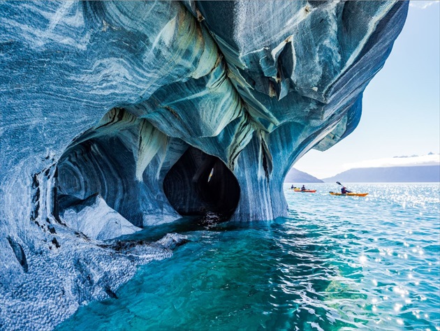 Blue Marble Caves Patagonia