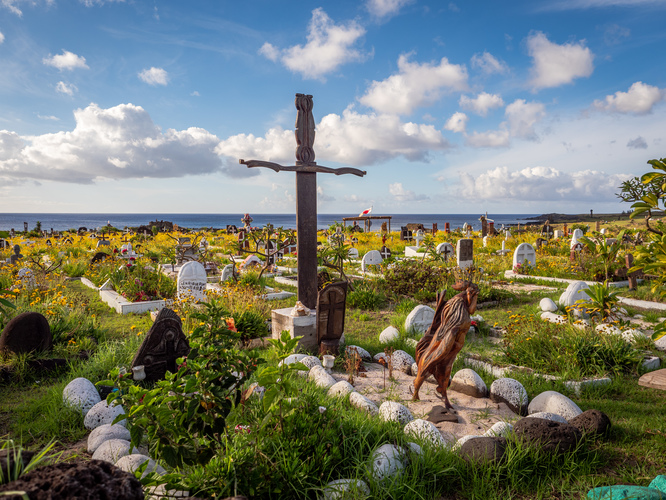 Cintorín na veľknočnom ostrove