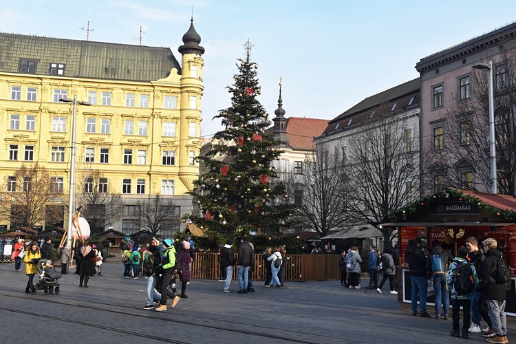 Predvianočné Brno