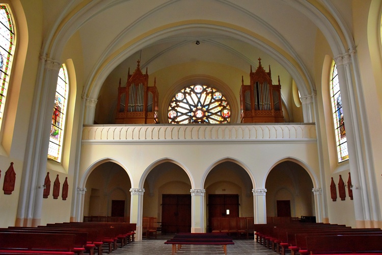 Interiér Baziliky na Mariánskej hore