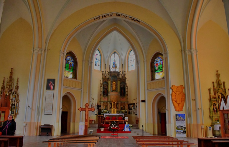 Interiér Baziliky na Mariánskej hore