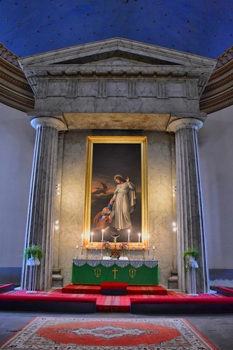 Oltár v evanjelickom kostole v Levoči