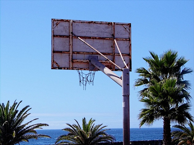 Basketbalový kôš...