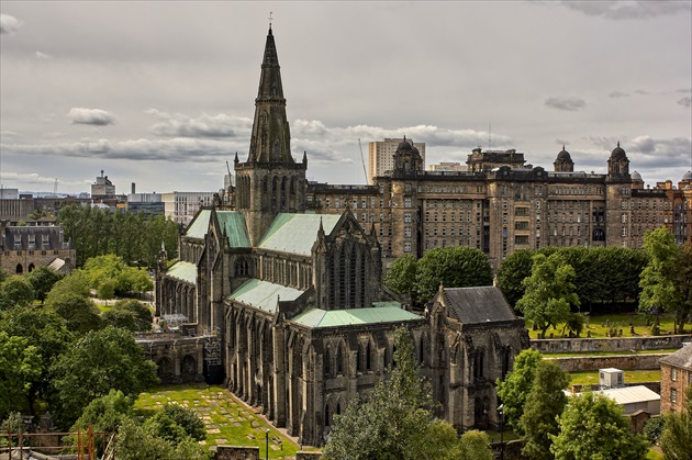 Katedrála v Glasgowe.