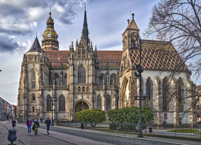 Košice v marci.