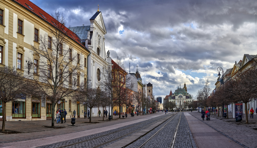 Hlavná ulica v Košiciach.