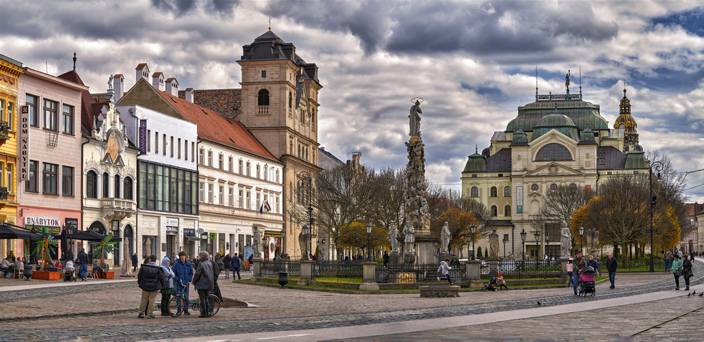 V centre Košíc.