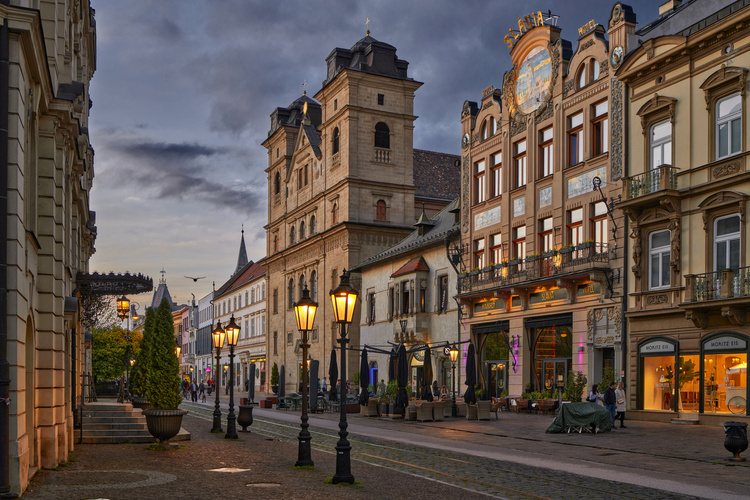 Košice, centrum.