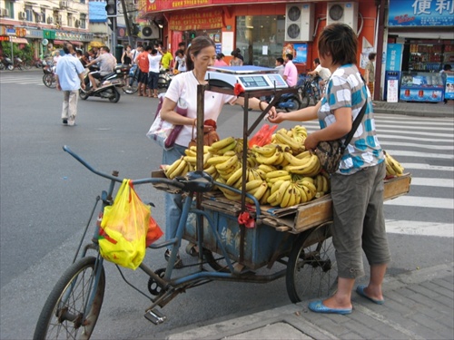 banány na predaj