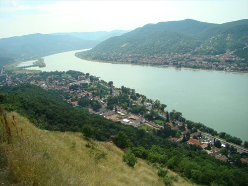 Pohľad z Visegradu (Maďarsko)