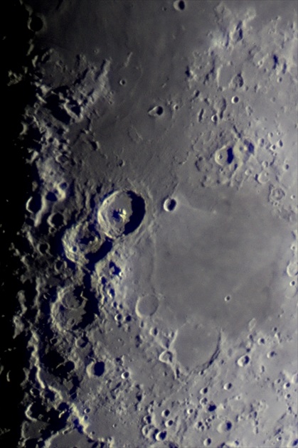 Detail povrchu Mesiaca