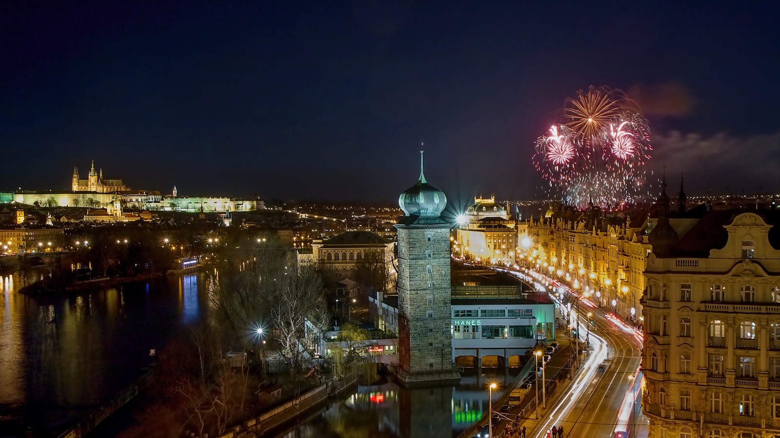 Praha novoročná